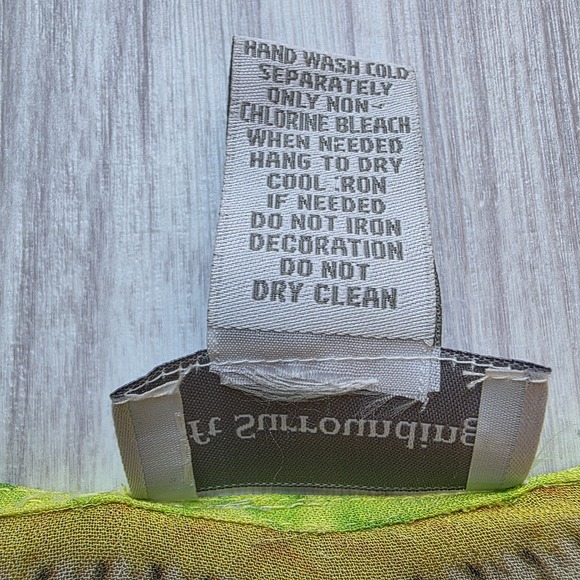 Soft Surroundings Kaftan‎ Tunic S/M Sheer Boho Rhinestone Embellished Coverup - Picture 7 of 12